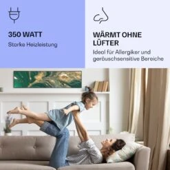 Wonderwall Air Art Smart Infrarotheizung Wirbel 120x30cm 350W -Klarstein 10037843 de 0005 logo