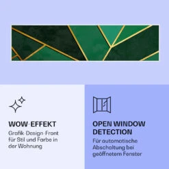 Wonderwall Air Art Smart Infrarotheizung Grüne Linie 120x30cm 350W 13 Wonderwall Air Art Smart Infrarotheizung Grüne Linie 120x30cm 350W -Klarstein 10037846 de 0006 logo