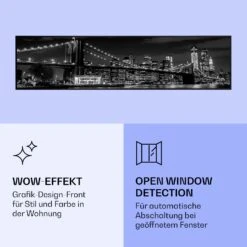 Wonderwall Air Art Smart Infrarotheizung Brücke 120x30cm 350W 13 Wonderwall Air Art Smart Infrarotheizung Brücke 120x30cm 350W -Klarstein 10037853 de 0006 logo