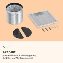 Barella Dunstabzugshaube 35,5 X 93,5 X 43 Cm Umluft 557 M³/h LED Aktivkohlefilter 11 Barella Dunstabzugshaube 35,5 X 93,5 X 43 Cm Umluft 557 M³/h LED Aktivkohlefilter -Klarstein 10037863 de 0005 logo