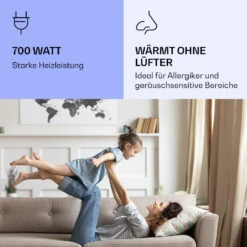 Wonderwall Air Art Smart Infrarotheizung Schwarze Karte 120x60cm 700W -Klarstein 10037872 de 0005 logo