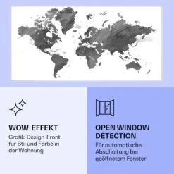 Wonderwall Air Art Smart Infrarotheizung Schwarze Karte 120x60cm 700W -Klarstein 10037872 de 0006 logo