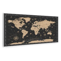 Wonderwall Air Art Smart Infrarotheizung Nachtkarte 120x60cm 700W