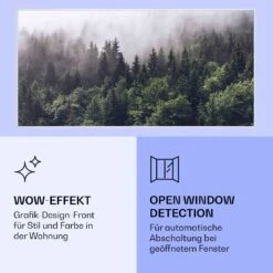 Wonderwall Air Art Smart Infrarotheizung Wald 120x60cm 700W -Klarstein 10037900 de 0006 logo