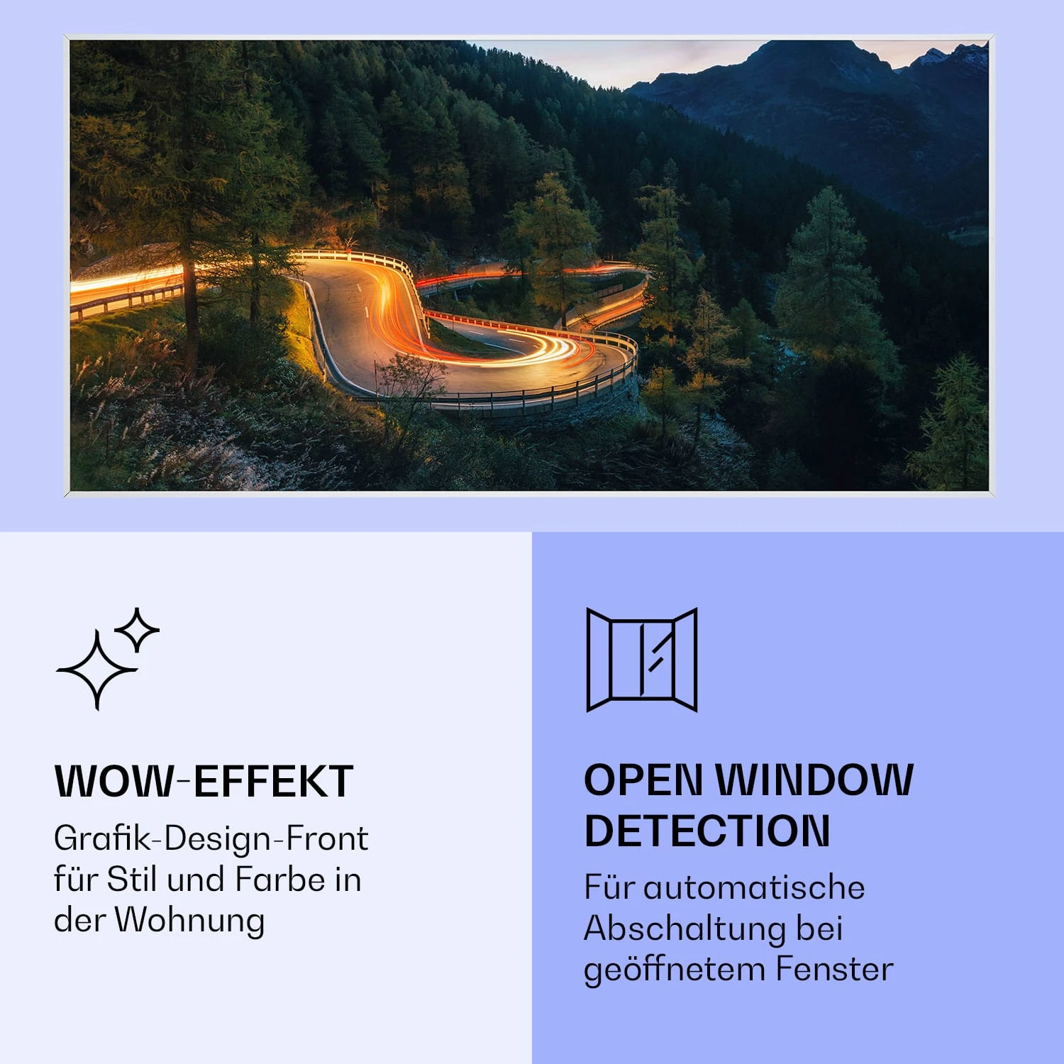 Wonderwall Air Art Smart Infrarotheizung Bergstraße 120x60cm 700W 6 Wonderwall Air Art Smart Infrarotheizung Bergstraße 120x60cm 700W – Bild 6