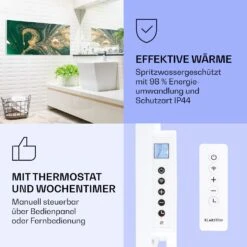 Wonderwall Air Art Smart Infrarotheizung Wirbel 120x60cm 700W 11 Wonderwall Air Art Smart Infrarotheizung Wirbel 120x60cm 700W -Klarstein 10037906 de 0004 logo