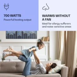 Wonderwall Air Art Smart Infrarotheizung Blaue Linie 120x60cm 700W -Klarstein 10037909 uk 0005 logo