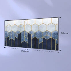 Wonderwall Air Art Smart Infrarotheizung Blaue Linie 120x60cm 700W -Klarstein 10037909 yy 0007 logo