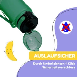 Schmatzfatz Trinkflasche Sportflasche 350 Ml 18 Cm Tritan -Klarstein 10037960 de 0003 usp