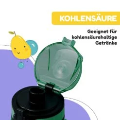 Schmatzfatz Trinkflasche Sportflasche 350 Ml 18 Cm Tritan -Klarstein 10037960 de 0005 usp