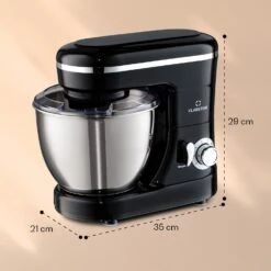 Bella Mini Rührmaschine 1200 W 6 Stufen 4 Liter Edelstahl Pulsfunktion -Klarstein 10037980 yy 0006 logo