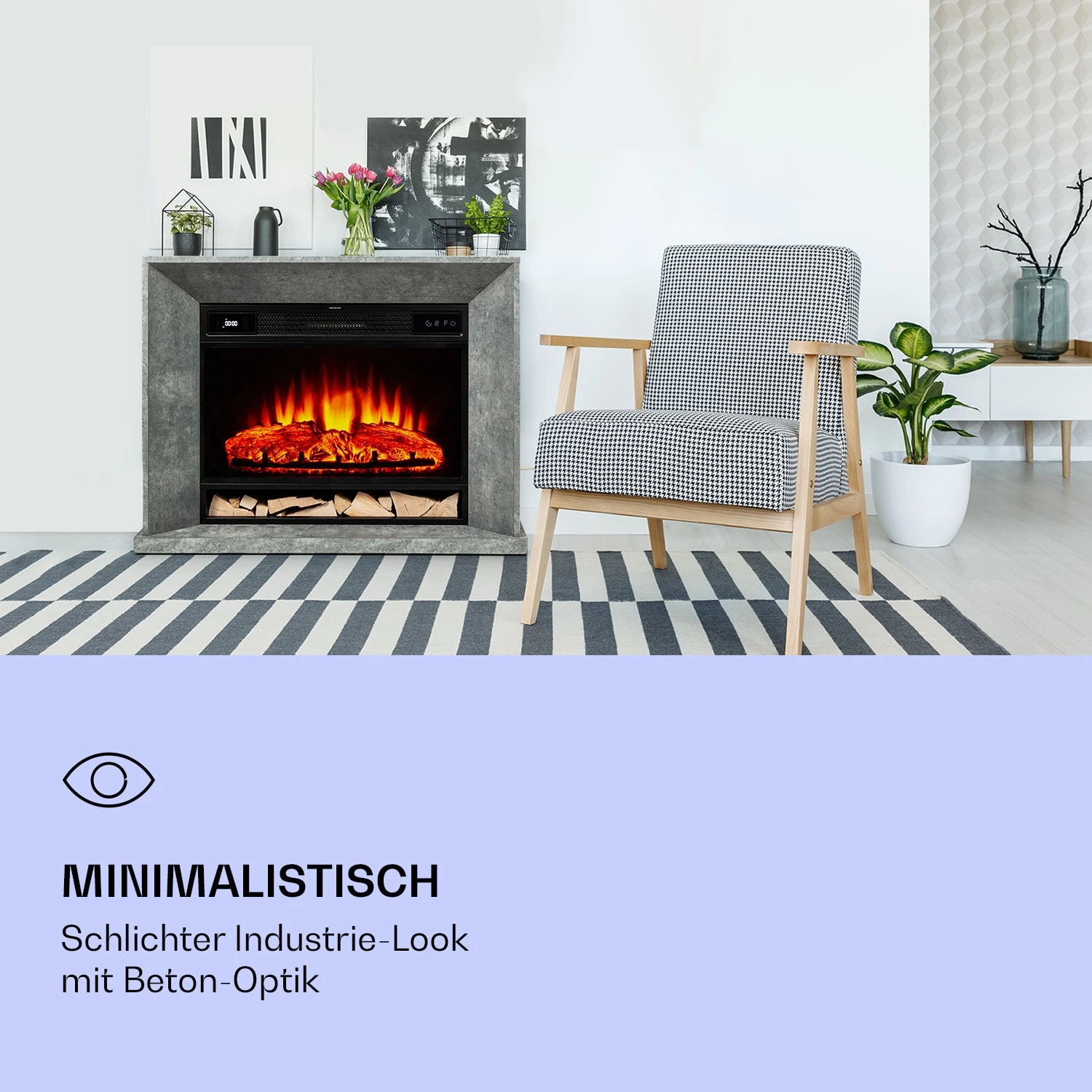 Crater Lake Elektrokamin 1900 W LED-Technik Fernbedienung 3 Crater Lake Elektrokamin 1900 W LED-Technik Fernbedienung – Bild 3