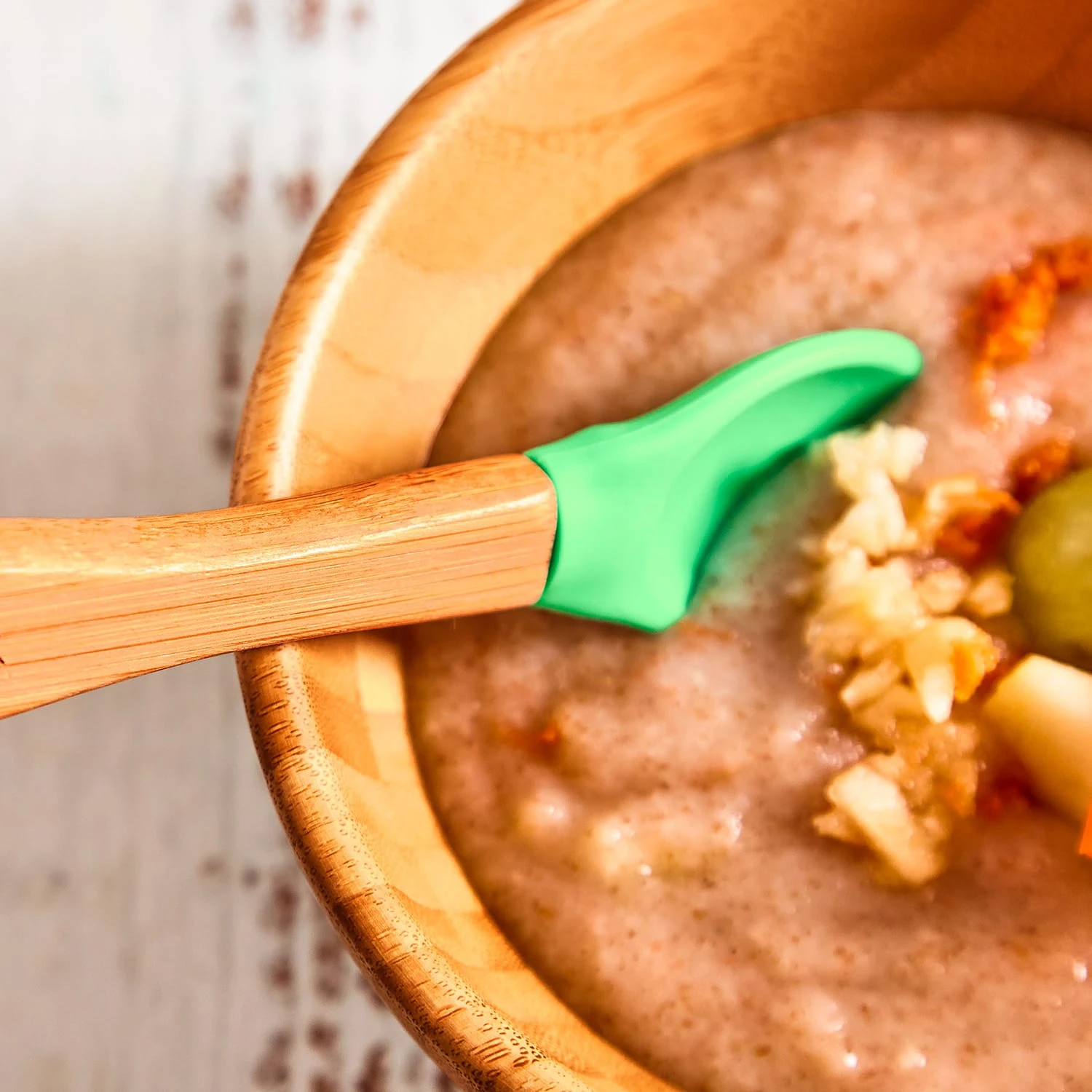 Kindergeschirr Mit Bambusschale Und Löffel 400 Ml Inkl. Saugnapf Ø: 13,7 Cm 3 Kindergeschirr Mit Bambusschale Und Löffel 400 Ml Inkl. Saugnapf Ø: 13,7 Cm – Bild 3