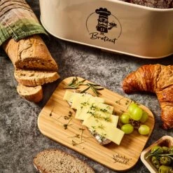 3er-Set Bambus-Frühstücksbrett 22 X 1,15 X 15 Cm (BxHxT) Pflegeleicht -Klarstein 10038063 yy 0004 logo