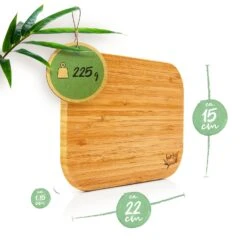 3er-Set Bambus-Frühstücksbrett 22 X 1,15 X 15 Cm (BxHxT) Pflegeleicht -Klarstein 10038063 yy 0007 logo