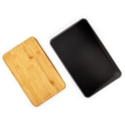 Stigby 2-in-1 Brotkasten Mit Schneidebrett Metallblech Bambus -Klarstein 10038084 yy 0003 logo