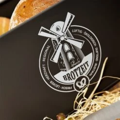 Stigby 2-in-1 Brotkasten Mit Schneidebrett Metallblech Bambus -Klarstein 10038084 yy 0004 logo