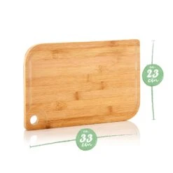 Batvik Bambus-Schneidebrett 33 X 1,5 X 23 Cm (BxHxT) Saftrille -Klarstein 10038146 yy 0007 logo