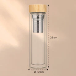 Teeflasche Mit Deckel Und Sieb 500 Ml Doppelwandiges Glas Bambus Hülle 13 Teeflasche Mit Deckel Und Sieb 500 Ml Doppelwandiges Glas Bambus Hülle -Klarstein 10038238 yy 0007 logo