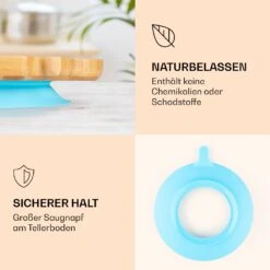 Kindergeschirr Bambusteller & Löffel 250 Ml Inkl. Saugnapf 18 X 18 Cm 8 Kindergeschirr Bambusteller & Löffel 250 Ml Inkl. Saugnapf 18 X 18 Cm -Klarstein 10038286 de 0003 logo