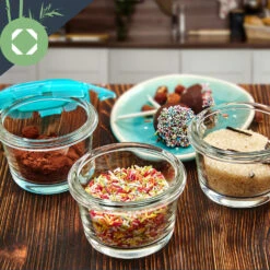 Babygläser 6er-Set Bunte Deckel Luftdichter Verschluss Geschmacksecht 14 Babygläser 6er-Set Bunte Deckel Luftdichter Verschluss Geschmacksecht -Klarstein 10038298 yy 0007 logo