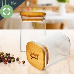 Eckige Gläser Bambusdeckel 10 Stück Je 150 Ml Luftdicht 11 Eckige Gläser Bambusdeckel 10 Stück Je 150 Ml Luftdicht -Klarstein 10038300 yy 0004 logo