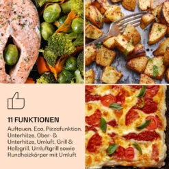 Illuminosa Smart Einbaubackofen 2800W 11 Funktionen App-Steuerung -Klarstein 10038335 de 0004 logo