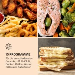 AeroVital Jumbo 3-in-1 Heißluftfritteuse Toaster Dörrautomat 1550 W 18 Liter -Klarstein 10038339 de 0005 logo