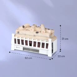 Kamini FXL 2G Elektrischer Kamin Kamineinsatz 1800 W LED-3D-Flammenillusion -Klarstein 10038367 yy 0007 logo