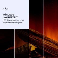 Studio Light & Fire 3 Smart Kamin 1000/2000W MDF WiFi-Steuerung 13 Studio Light & Fire 3 Smart Kamin 1000/2000W MDF WiFi-Steuerung -Klarstein 10038383 de 0006 logo