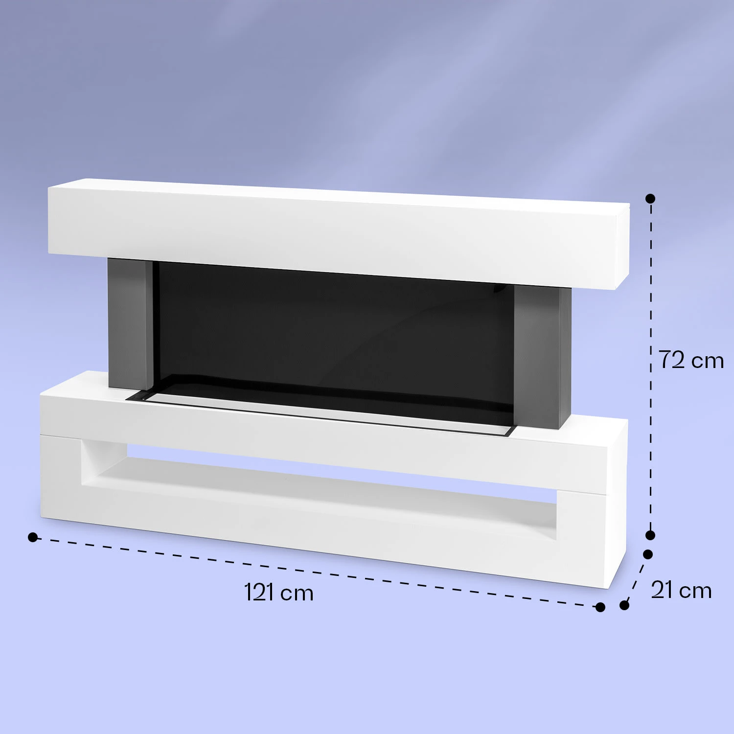 Studio Light & Fire 3 Smart Kamin 1000/2000W MDF WiFi-Steuerung 7 Studio Light & Fire 3 Smart Kamin 1000/2000W MDF WiFi-Steuerung – Bild 7