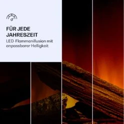 Studio Light & Fire 2 Smart Kamin 1000/2000W MDF WiFi-Steuerung -Klarstein 10038387 de 0006 logo