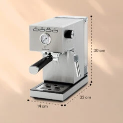 Pausa Espressomaker 1350 Watt 20 Bar Druck Wassertank: 1,4 Liter Edelstahl 15 Pausa Espressomaker 1350 Watt 20 Bar Druck Wassertank: 1,4 Liter Edelstahl -Klarstein 10038393 yy 0008 logo