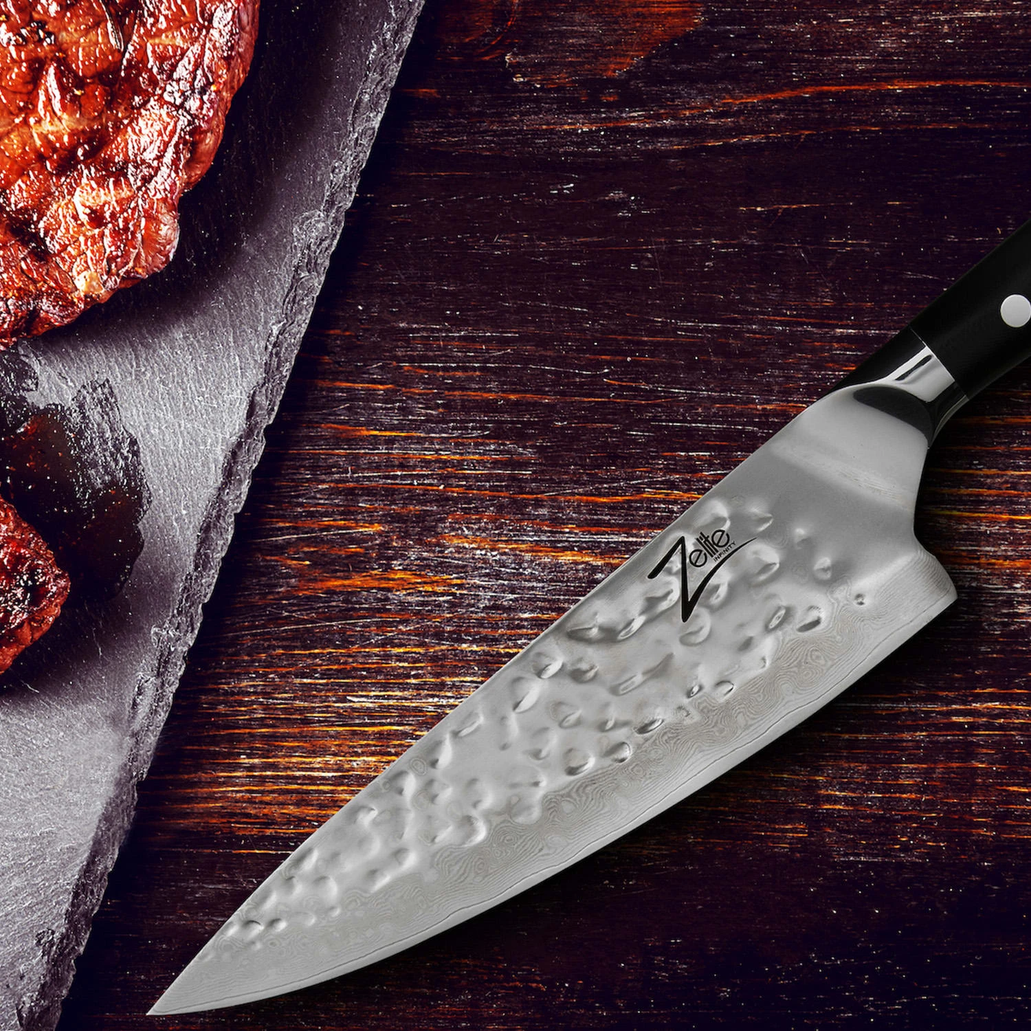 Alpha-Royal Japanese Serie 8" Chefkochmesser Damaszener-Stahl 67-lagig 5 Alpha-Royal Japanese Serie 8" Chefkochmesser Damaszener-Stahl 67-lagig – Bild 5