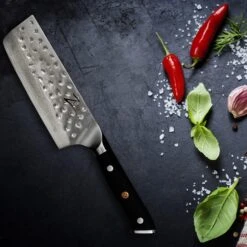 Alpha-Royal Japanese Serie 6" Nakiri Kochmesser Damaszener-Stahl 8 Alpha-Royal Japanese Serie 6" Nakiri Kochmesser Damaszener-Stahl -Klarstein 10038994 de 0004 logo