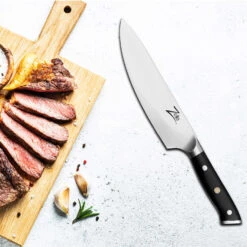 Alpha-Royal German 8" Kochmesser 56 HCR Edelstahl 12 Alpha-Royal German 8" Kochmesser 56 HCR Edelstahl -Klarstein 10039001 yy 0006 logo