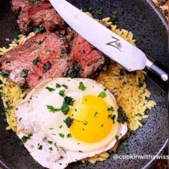 Alpha-Royal German 5" Steakmesser 4er-Set 56 HCR Edelstahl -Klarstein 10039006 yy 0004 logo