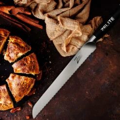 Comfort Pro Serie 10" Brotmesser 56 HRC Wellenschliff -Klarstein 10039022 yy 0003 logo