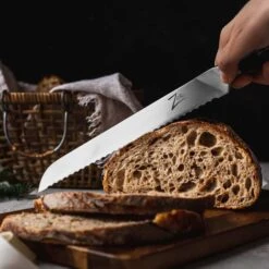 Comfort Pro Serie 10" Brotmesser 56 HRC Wellenschliff -Klarstein 10039022 yy 0004 logo