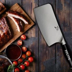 Comfort Pro Serie 7" Hackmesser 56 HRC Edelstahl -Klarstein 10039027 yy 0003 logo