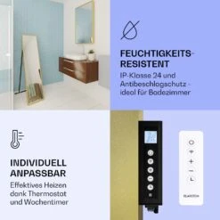 La Palma 900 Smart Infrarotstrahler Konvektor 40x160cm 900W Spiegel Standfuß -Klarstein 10039842 de 0007 logo
