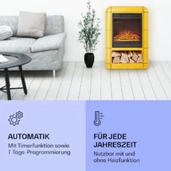 Dukono Elektrokamin 1800 W LED-Flammen Heizlüfter Timer Holzfach 13 Dukono Elektrokamin 1800 W LED-Flammen Heizlüfter Timer Holzfach -Klarstein 10039853 de 0006 logo