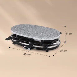 All-U-Can-Grill Raclette Raclette-Grill 4-in-1 Zubehör Für 8 Personen -Klarstein 10039923 yy 0007 logo