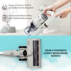 LARMA Staubsauger Kabellos Beutellos Akku 45 Min Laufzeit Max. LED 12 LARMA Staubsauger Kabellos Beutellos Akku 45 Min Laufzeit Max. LED -Klarstein 10040033 de 0006 logo