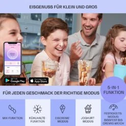 Dolce Bacio Smart Eiscremebereiter Yogurtmaker Kompressor 2 Liter WiFi Touch Edelstahl 10 Dolce Bacio Smart Eiscremebereiter Yogurtmaker Kompressor 2 Liter WiFi Touch Edelstahl -Klarstein 10040048 de 0003 logo