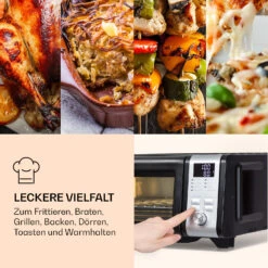 Vita-Crisp Heißluftfritteuse 1700W 10L 8 Funktionen Platzsparend -Klarstein 10040223 de 0004 logo