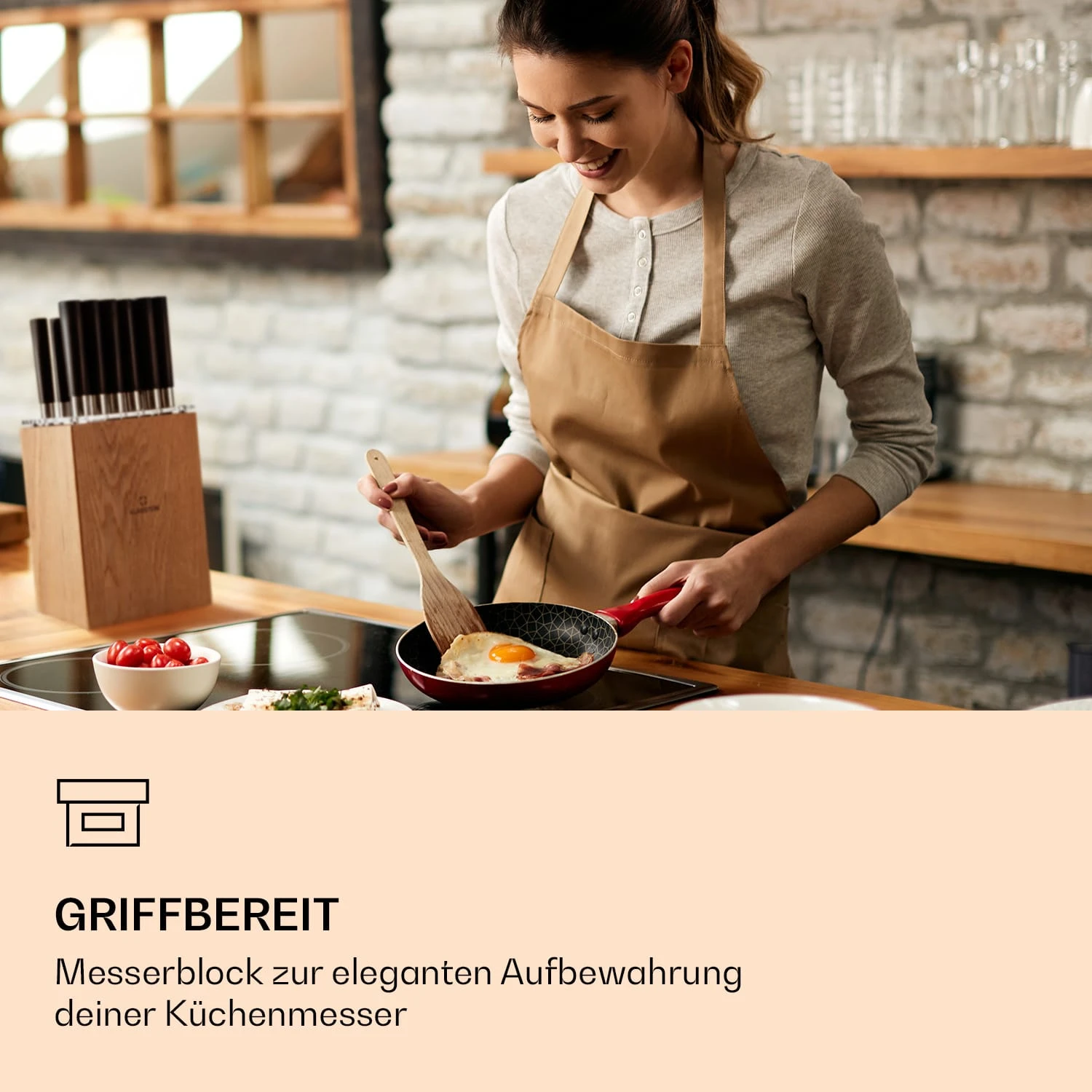 Kitano XL 13tlg. Messer-Set Mit Block 12 Messer Stahl Edler Holzblock 2 Kitano XL 13tlg. Messer-Set Mit Block 12 Messer Stahl Edler Holzblock – Bild 2