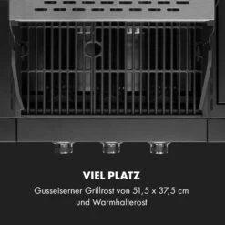 Valdosta 3.1 Gasgrill 3 X 2,8 KW + 2,5 KW Brenner Edelstahl Mobil -Klarstein 10040704 de 0003 logo