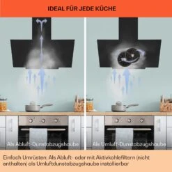 Ava 60 Dunstabzugshaube 60cm Wandhaube WiFi A++ 515m³/h Touch -Klarstein 10041169 de 0007 usp