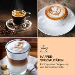 Libeica Espressomaschine 19 Bar Ca. 10 Tassen 1,8 Liter Milchschaum -Klarstein 10041253 de 0005 logo